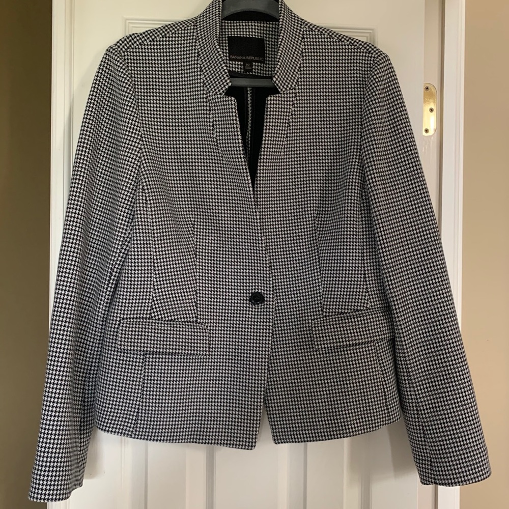 Fun print suit jacket